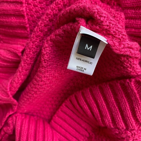 Judith March Sweater Women’s Medium Knit Pink Embellished Jumper - Picture 5 of 10